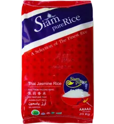 Siam Pure - Thai Hom Mali Jasmine Rice 2025 Premium 20kg