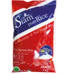 Siam Pure - Thai Hom Mali Jasmine Rice 2026 Premium 1kg
