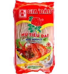 Gia Bao - Rice Noodle Hu Tieu Dai 2.5mm 500g