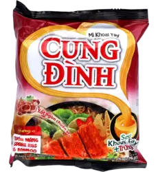 Cung Dình - Instant Noodles Sparerib Bamboo Shoots Cup 79g