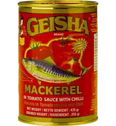 Geisha - Mackerel in Chili Sauce 425g