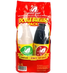 Silver Swan - Value Pack Soy Sauce + Vinegar 1L