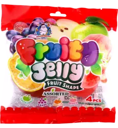 ABC - Fruity Jelly Fruit Shaped Assorted 4pcs 214g