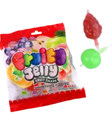 ABC - Fruity Jelly Fruit Shaped Assorted 4pcs 214g