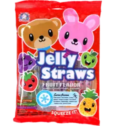 ABC - Bear and Bunny Jelly Straw Mix Bag 300g