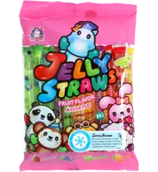 ABC - Animal Friends Jelly Straw Mix Bag 400g