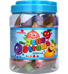 Speshow - Mini Jelly Straws Jar 800g