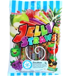 Speshow - Jelly Straws Assorted Bag 300g