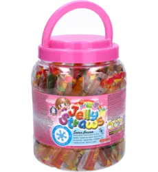 ABC - Fruit Jelly Straws Assorted Jar 1kg