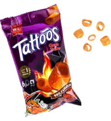 W.L. - Tattoos Corn Tube BBQ 60g