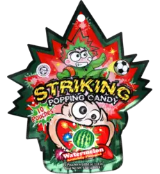 Striking - Popping Candy Watermelon Strip 15g