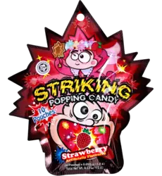 Striking - Popping Candy Strawberry Display 15g