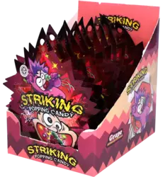Striking - Popping Candy Grape Display 15g