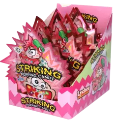 Striking - Popping Candy Lychee Display 15g