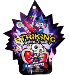 Striking - Popping Candy Blueberry Display 15g