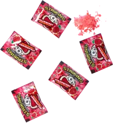 Striking - Popping Candy Strawberry Strip 30g