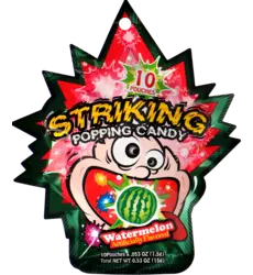 Striking - Popping Candy Watermelon Display 15g