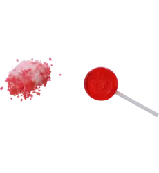 Striking - Lollipop Popping Candy Strawberry Strip 13.8g