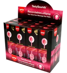 Tasty Sounds - Music Lollipop Peach Recordable 12x16g
