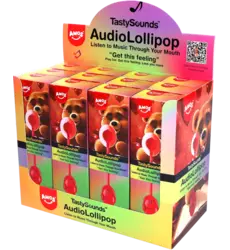 Tasty Sounds - Music Lollipop Cherry Get The Feeling 12x12g