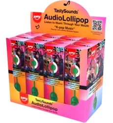 Tasty Sounds - Music Lollipop Watermelon K-pop 12x12g