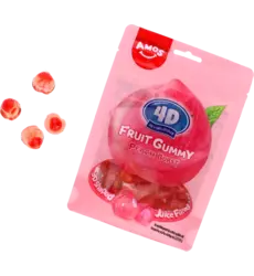 Amos - 4D Fruit Gummy Peach 65g