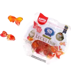 Amos - 4D Gummy Lucky Fish Peach Mango 60g