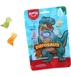 Amos - 4D Gummy Dinosaur Fruity 65g