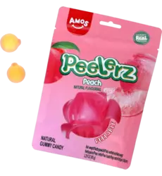 Amos - Peelerz Gummy Peach 65g