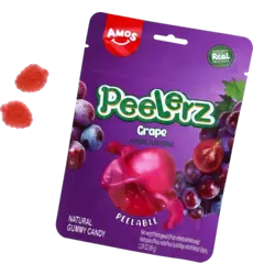Amos - Peelerz Gummy Grape 65g