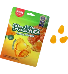 Amos - Peelerz Gummy Pineapple 65g