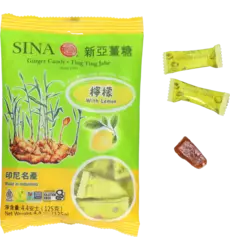 SINA - Ginger Chew Lemon - 125g