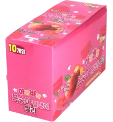 Yum'z Bites - Crunch Peach Jelly 10x40g