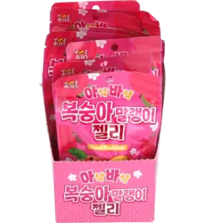 Yum'z Bites - Crunch Peach Jelly 10x40g