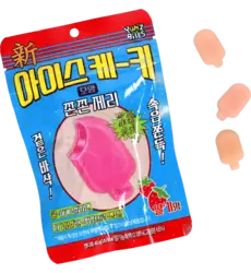 Yum'z Bites  - Ice Bar Shape Strawberry Crunch Jelly 10x40g