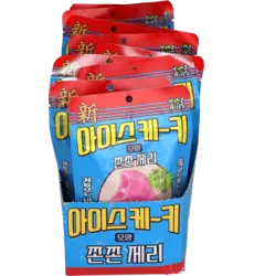 Yum'z Bites  - Ice Bar Shape Strawberry Crunch Jelly 10x40g