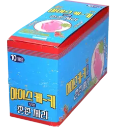 Yum'z Bites  - Ice Bar Shape Strawberry Crunch Jelly 10x40g