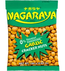 Nagaraya - Cracker Nuts Garlic 160g