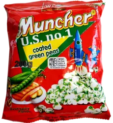 W.L. - Muncher Coated Green Peas Spicy Beef 200g