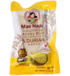 Mae Napa - Sticky Rice Cake Coconut Cream & Durian 80g