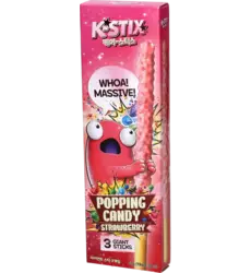 K-STIX - Popping Candy Strawberry Choco Sticks 3x19g