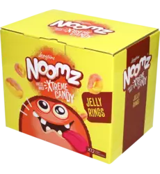 Noomz - Freeze Dried Sweets Jelly Rings Peach 55g
