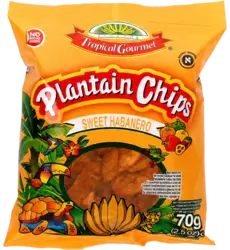 Tropical Gourmet - Plantain Chips Sweet Habanero 70g