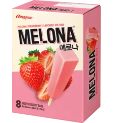Melona - Ice Bar Strawberry 8x70ml