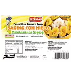 Buenas - Sliced Banana in Syrup 454g