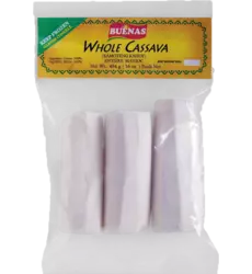 Buenas - Whole Peeled Cassava 454g