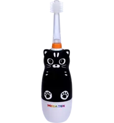 Mega Ten - 360° Toothbrush Black Cat
