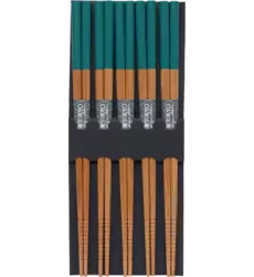 Tokyo Design Studio - Chopsticks Bamboo Petrol 5 pair