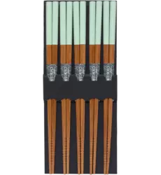 Tokyo Design Studio - Chopsticks Bamboo Mint 5 pair