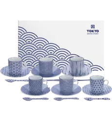 Tokyo Design Studio - Espresso Set Nippon Blue 80ml